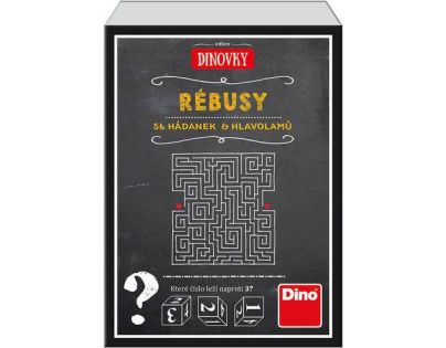 Dino cestovné hra Rébusy