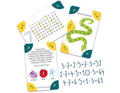 Dino Chytré Kvízy Násobilka náučná hra CZ a SK verzia