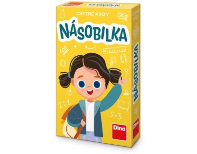 Dino Chytré Kvízy Násobilka náučná hra CZ a SK verzia