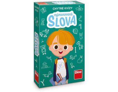 Dino Chytré Kvízy Vymenované slová náučná hra CZ verzia