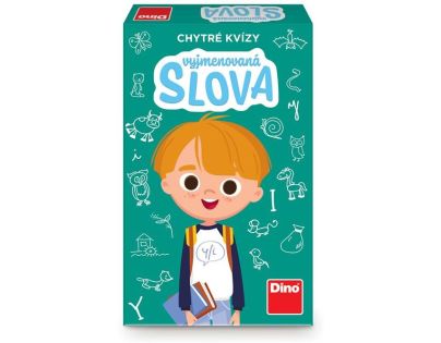 Dino Chytré Kvízy Vymenované slová náučná hra CZ verzia