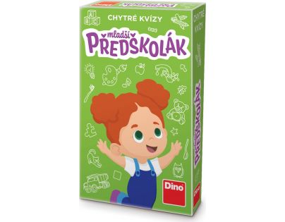 Dino Chytré kvízy mladší predškolák náučná hra