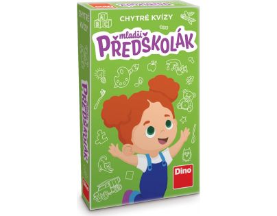 Dino Chytré kvízy mladší predškolák náučná hra