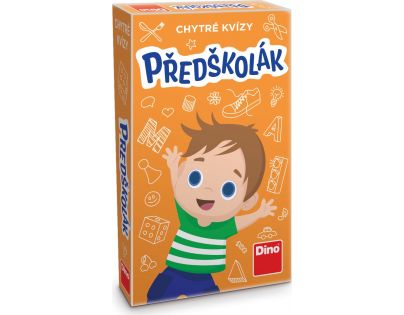 Dino Chytré kvízy predškolák náučná hra