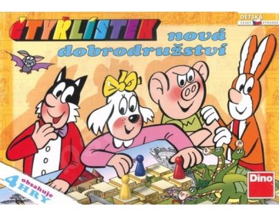 DINO Čtyřlístek nová dobrodružství 4 hry