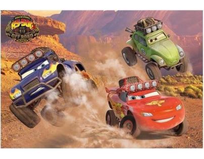 Dino Disney Cars Puzzle Off Road 66 dielikov