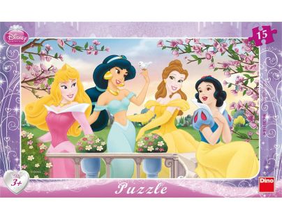 Dino Disney Princess Puzzle deskové Princezny 15 dílků