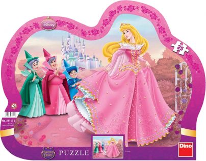 Dino deskové 25 dílků Šípková Růženka