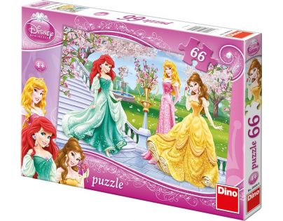 Dino Disney Princess Puzzle Princezny u fontány 66 dílků