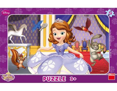 Dino Puzzle doskové Disney Sofia I. 15 dielikov