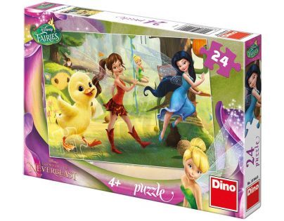 Dino Disney Puzzle Fairies a kuřátko 24 dílků