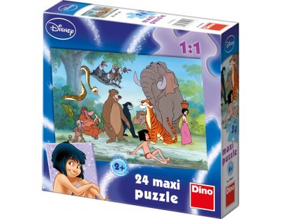 Dino Disney Puzzle Maxi Kniha džunglí Mouse 24 dílků