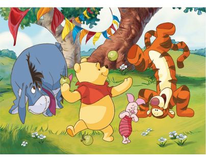 Dino Medvedík Pú pri vode flor 24 dílků