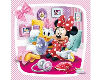 Dino Disney Puzzle Minnie na návštěvě 3 x 55 dílků