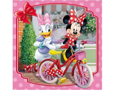 Dino Disney Puzzle Minnie na návštěvě 3 x 55 dílků