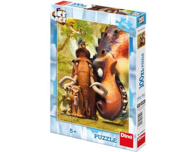 Dino Doba Ledová Puzzle 100XL dílků