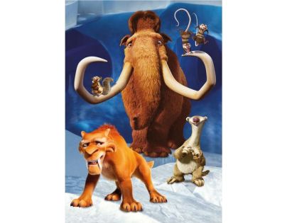 Dino Doba Ledová Puzzle Neon 100XL dílků