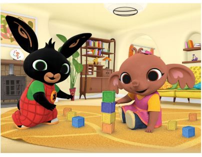 Dino Drevené kocky Bing 12 kociek