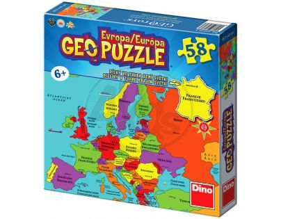 Dino Geo puzzle Evropa 58