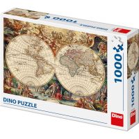 Dino Puzzle Historická mapa 1000 dielikov 2