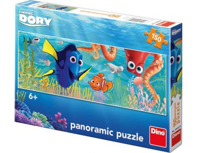 Dino Hledá se Dory Puzzle Panoramic Dory na cestách 150 dílků