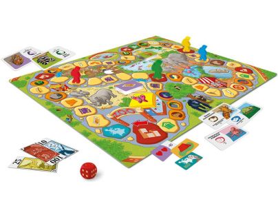 DINO 631397 - Cestujeme po ZOO společenská hra