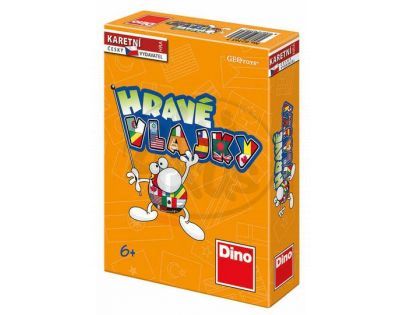 Hravé vlajky společenská hra v krabičce (DINO 6657)