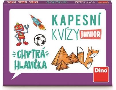 Dino Vreckový kvízy junior Múdra hlavička cestovná hra