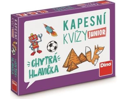 Dino Vreckový kvízy junior Múdra hlavička cestovná hra