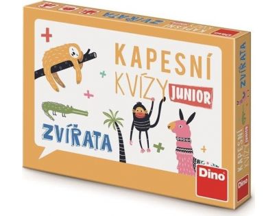Dino Vreckový kvízy junior Zvieratá cestovná hra