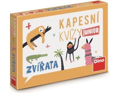 Dino Vreckový kvízy junior Zvieratá cestovná hra