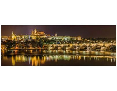 Dino Puzzle panoramic Karlov most v noci 2000 dielikov