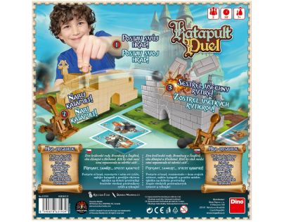 Dino Katapult duel - detská hra
