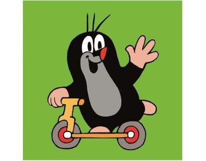 Dino Krtko drevené licenčné kocky 4 dieliky