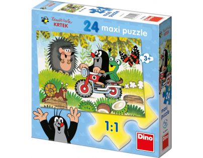 Dino Krteček flor 24 dílků
