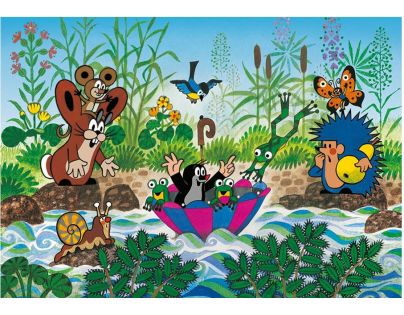 Dino Puzzle Krtkova plavba 100 XL dielikov