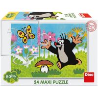 Dino Puzzle maxi Krtko a houba 24 dielikov 3