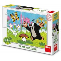 Dino Puzzle maxi Krtko a houba 24 dielikov 4