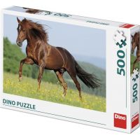 Dino Puzzle Kôň na lúke 500 dielikov 2