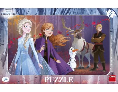 Dino Puzzle doskové Ľadové kráľovstvo II. 15 dielikov