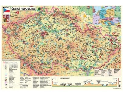 Dino Mapa Českej republiky Puzzle 500 dielikov
