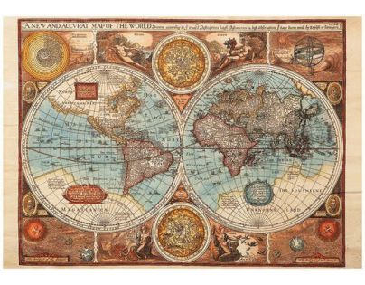 Dino Puzzle Mapa sveta historická 500 dielikov