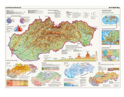 Dino Mapy Slovenska puzzle 2000 dielikov