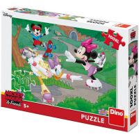 Dino Puzzle Minnie športuje 100 XL dielikov 2