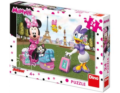 Dino Puzzle Minnie v Paríži 24 dielikov