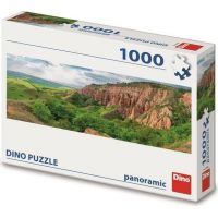 Dino Puzzle panoramatické Červená roklina 1000 dielikov 2
