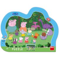 Dino Puzzle v rámčeku Peppa Pig 25 dielikov