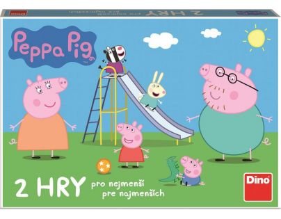 Dino Peppa Pig Poď sa hrať a šmykľavky detská hra