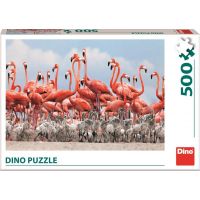 Dino Puzzle Plameniaky 500 dielikov 3