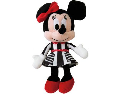 Dino Plyšová Minnie čierno - biele Šaty 25 cm